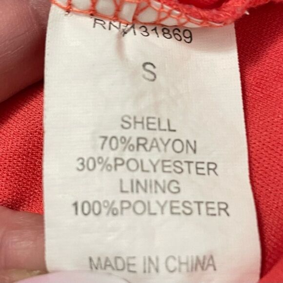 Mod Modele Coral Strapless High Low Ruffled Dress Size Small - Picture 9 of 13